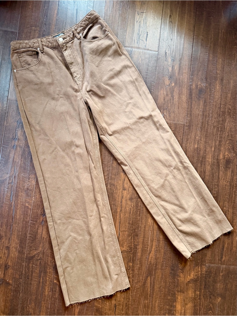 Fashion Nova Women's Wide-Leg Jeans in Brown